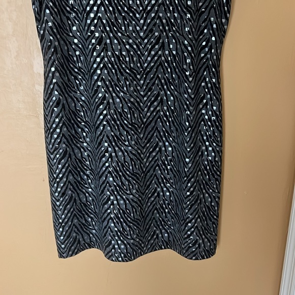 NWT - Ronni Nicole size 10 dress black and gray with silver like sparkly. - Picture 5 of 7